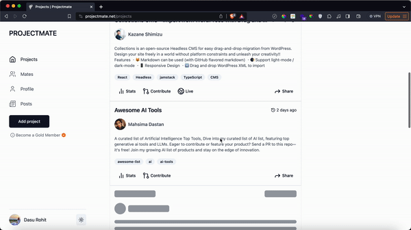 Discover Open-source projects
